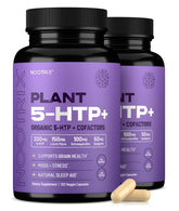 Nootrix Organic 5-HTP+ bottle with capsules, suggesting sleep support