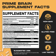 Nootrix Prime Brain capsules dispensed show an easy daily supplement for focus.