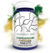 Nootropics Depot Epicatechin tablets bottle front for easy daily use.