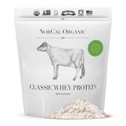 NorCal Organic Proteína de suero clásica, envase 2 lb para entrenar.