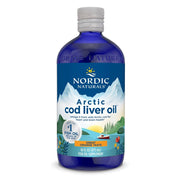 Nordic Naturals Arctic Cod Liver Oil orange bottle for daily omega-3 support