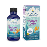 Nordic Naturals Baby’s DHA bottle front with unflavored omega-3 for infant brain support