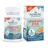 Nordic Naturals Children's DHA strawberry bottle shows kid friendly omega-3 option for daily routines