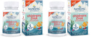 Nordic Naturals Children's DHA Strawberry bottle front showing kid-friendly omega-3 packaging for daily use.
