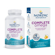 Nordic Naturals Complete Omega lemon bottle ready for daily use.