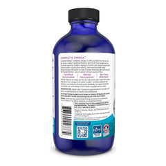 Nordic Naturals Complete Omega lemon pour demonstrates convenient serving for routines.