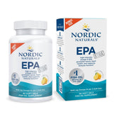 Nordic Naturals EPA Xtra lemon bottle on table for easy daily wellness
