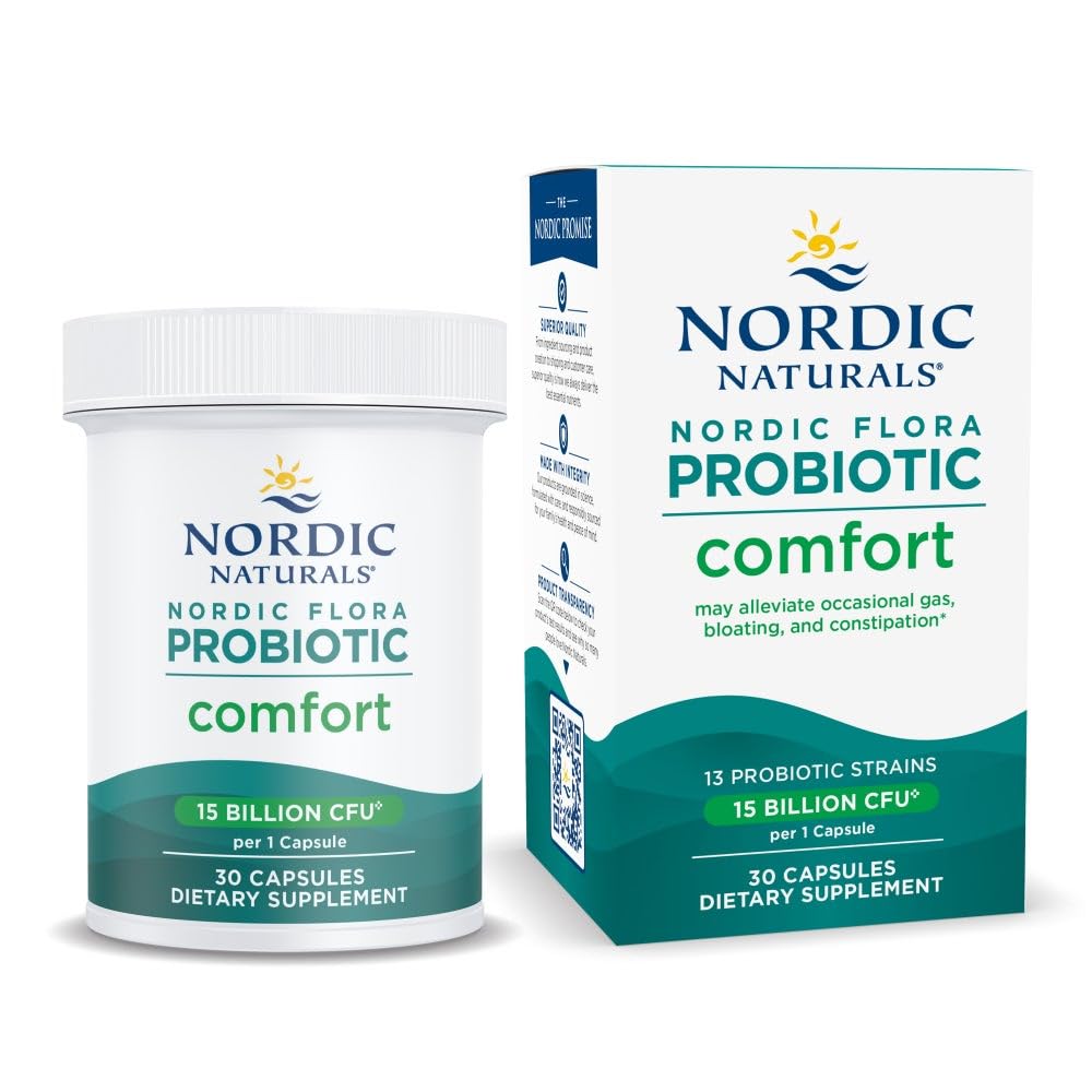 Nordic Naturals Nordic Flora Probiotic Comfort bottle for daily digestive support