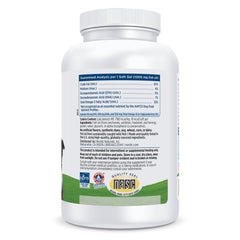 Close-up of Nordic Naturals Omega-3 Pet soft gels, highlighting purity and quality for pets