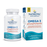 Nordic Naturals Omega-3 Phospholipids bottle close-up for daily heart and brain support