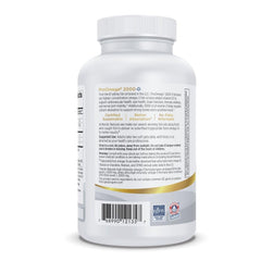 Nordic Naturals ProOmega 2000-D lemon bottle being poured for daily omega-3 routine supporting heart health.