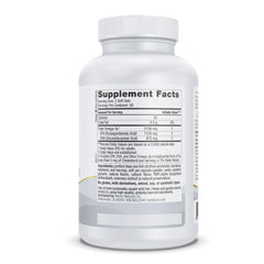 Close-up of ProOmega 2000 Lemon soft-gels highlights lemon flavor and easy ingestion.