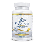 Nordic Naturals ProOmega Lemon bottle ready for daily use, supports heart and mood