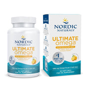 Nordic Naturals Ultimate Omega lemon bottle front for daily omega-3 support