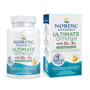 Nordic Naturals Ultimate Omega Plant-Based bottle with soft gels for daily omega-3 support.