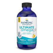 Nordic Naturals Ultimate Omega Xtra Lemon bottle front, premium omega-3 supplement.