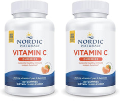 Nordic Naturals Vitamin C Gummies Tart Tangerine bottle front for daily immune support