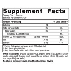 Close-up of Nordic Naturals Vitamin D3 Gummies Wild Berry gummies showing tasty texture.