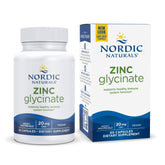 Nordic Naturals Zinc Glycinate bottle showing the product for daily wellness