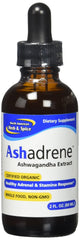 Ashadrene label detail highlighting USDA Organic and Non-GMO status.