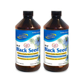 North American Herb and Spice Black Seed Oil bottle, 2-pack, ideal for daily wellness.