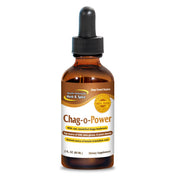Chag-o-Power bottle with wild chaga and olive oil base for daily nourishment.
