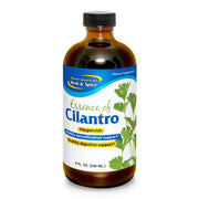 North American Herb & Spice Cilantro Essence bottle showing mineral-rich formula for digestion