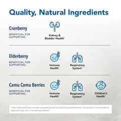 NORTH AMERICAN HERB & SPICE ElderClenz five berry extracts blend for immune support.