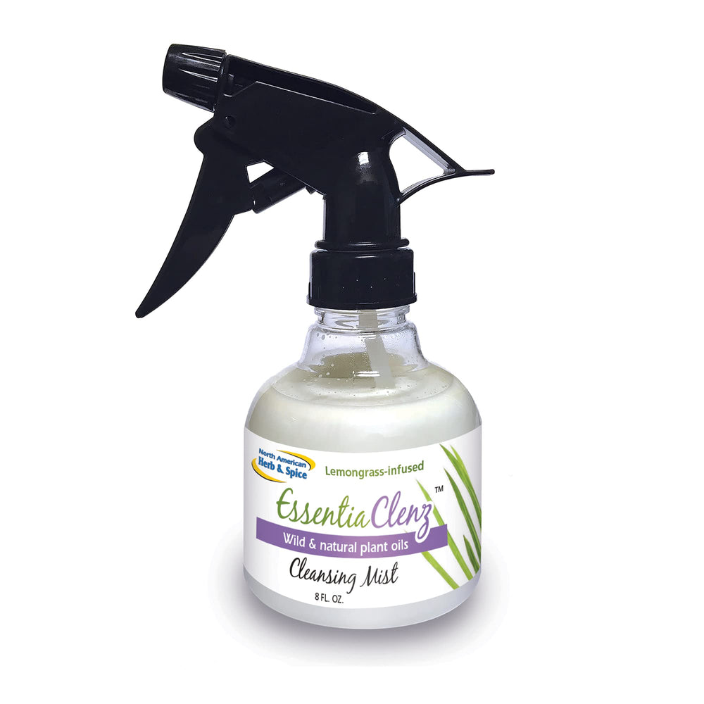 North American Herb & Spice EssentiaClenz bottle pour for easy air cleansing.