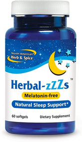 North American Herb & Spice Herbal-zzZs bottle for natural sleep support.