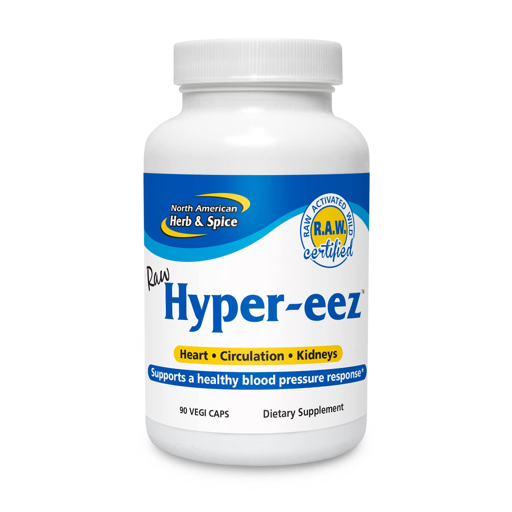 North American Herb & Spice Hyper-EEZ bottle label showcasing a premium herbal blend.