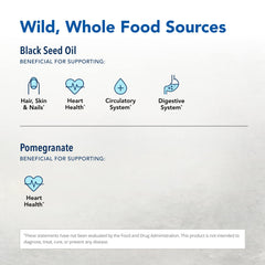 Muscadine-Pomegranate extract imagery emphasizes an antioxidant-rich blend.