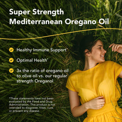 Oreganol P73 oregano oil bottle for daily routines and natural support.