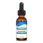 North American Herb & Spice Rosemanol bottle showing pure wild rosemary oil for versatile use.
