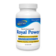 North American Herb & Spice Royal Power bottle highlights a natural vitamin-rich supplement for daily energy.