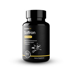 Notable saffron extract bottle—30mg potency for daily mood and focus.