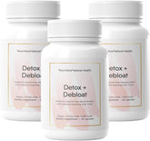 Nourished Natural Detox + Debloat bottle shown for daily digestion support