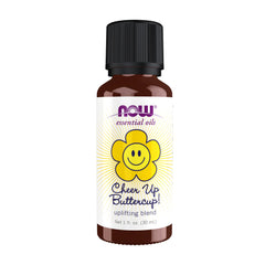 NOW Foods Cheer Up Buttercup bottle with pour spout for a refreshing mood lift