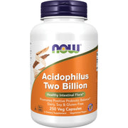 NOW Foods Acidophilus 2 Billion bottle front view for daily digestive support.