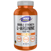 NOW Foods Arginine double-strength 1000mg tablets front view for daily workouts