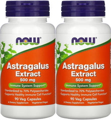 NOW Foods Astragalus bottle with 70% extract suggesting immune support potential