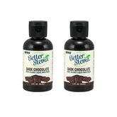 NOW Foods BetterStevia Liquid dark chocolate bottle for zero-calorie sweetness in beverages