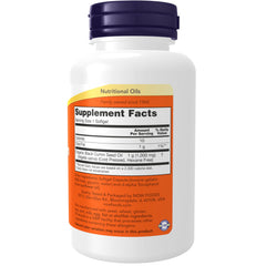 NOW Foods black cumin seed oil softgels, convenient daily supplement for immune balance.