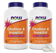 NOW Foods Choline & Inositol bottle front highlighting daily wellness option