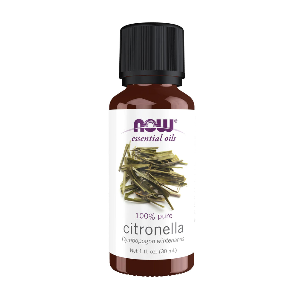 NOW Foods Citronella Oil bottle for diffusing and fresh air.