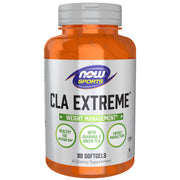 NOW Foods CLA Extreme bottle front for healthy fat metabolism and energy support.