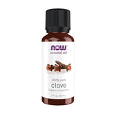 NOW Foods clove oil bottle ready for aromatherapy balance