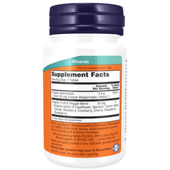 NOW Foods Copper Glycinate tablets close-up for structural health support.