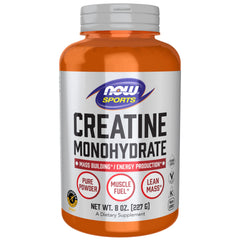NOW Foods Creatina Monohidrato polvo en bolsa, energía para esfuerzos intensos.
