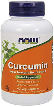 NOW Foods Curcumin Ext 95% 700mg bottle — high-potency supplement for daily wellness